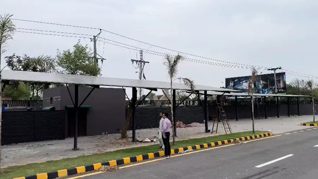 Ayyub Hockey Stadium 200 kW Solar Parking Lot media 2